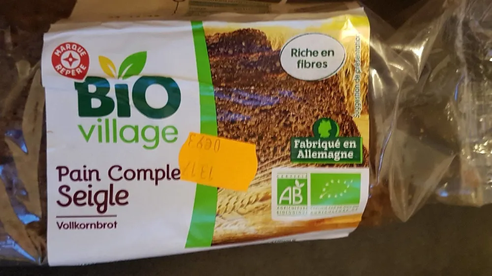 Pain complet seigle