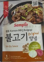 Sauce barbecue coreen bulgogi