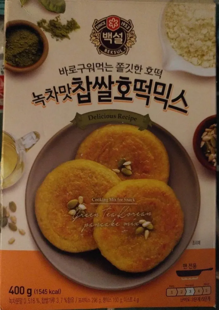 Sweet Korean Pancake Mix Green Tea
