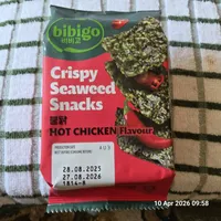Crispy Seaweed Snacks Hot Chicken Flavour