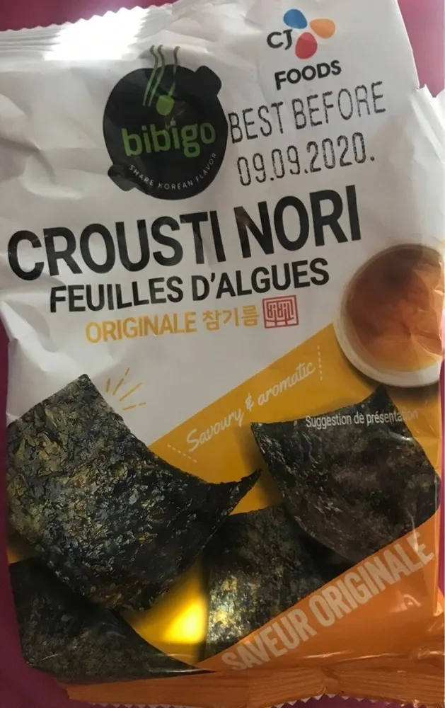 Crousti nori Feuille d'algue