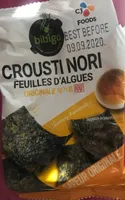 Crousti nori Feuille d'algue