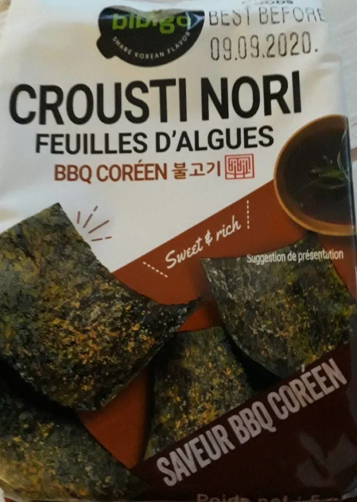 CROUSTI NORI feuilles d'algues