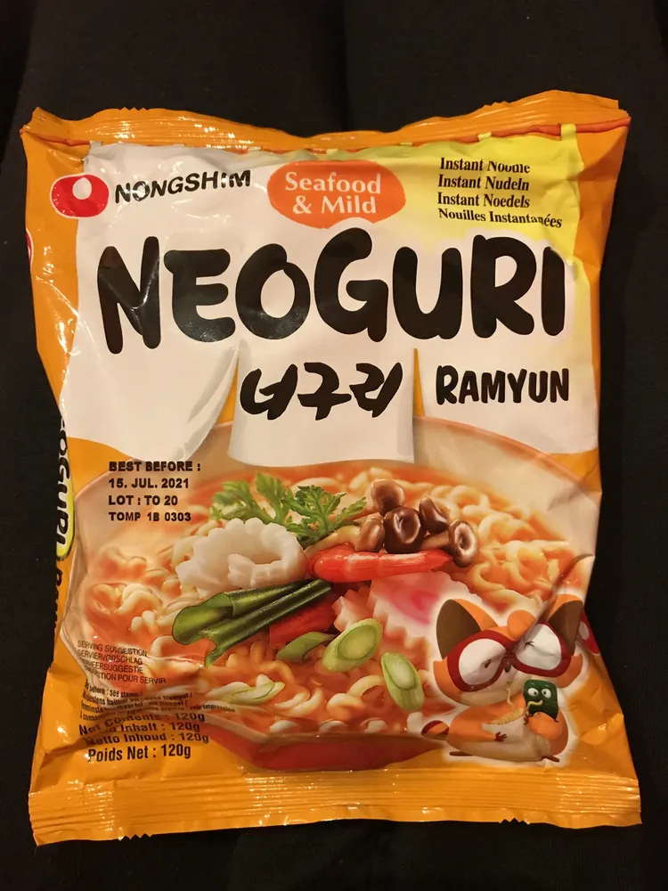 Soupe Nouille Néoguri Ramyun seafood