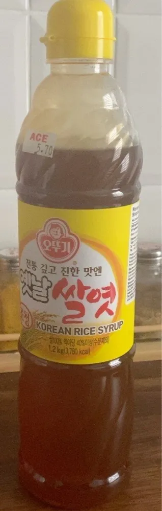 Sirop de riz coreen