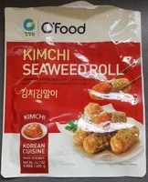 Kimchi seaweed roll