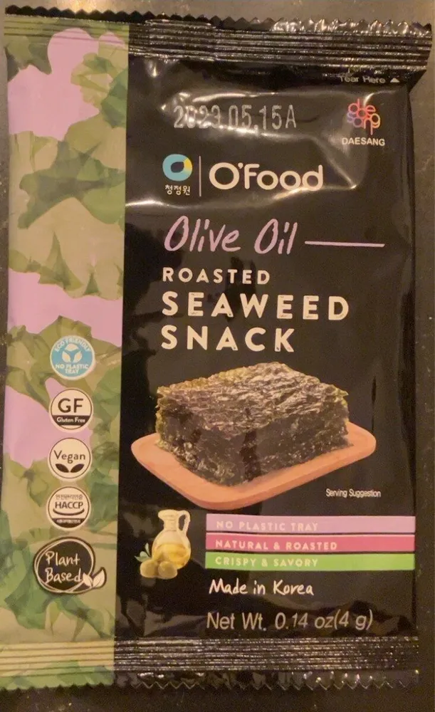 Roasted seaweed snack