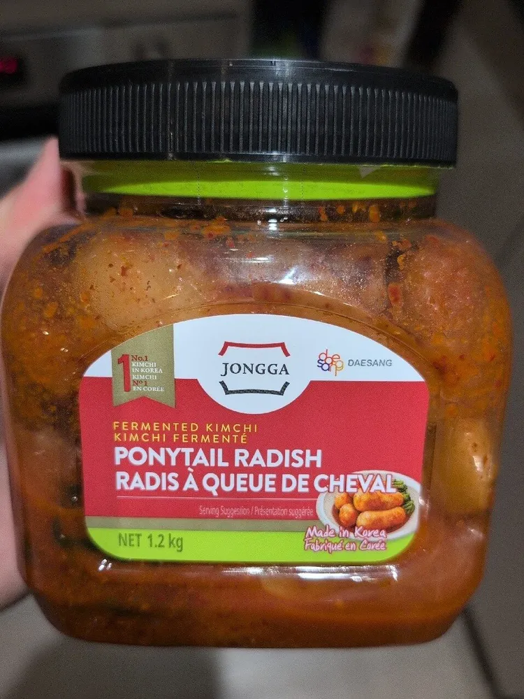 Jongga Fermented Kimchi Ponytail Radish