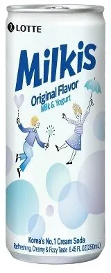 Milk carbonated soft drink