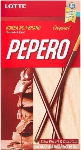 Pepero Original Stick Biscuit & Chocolate