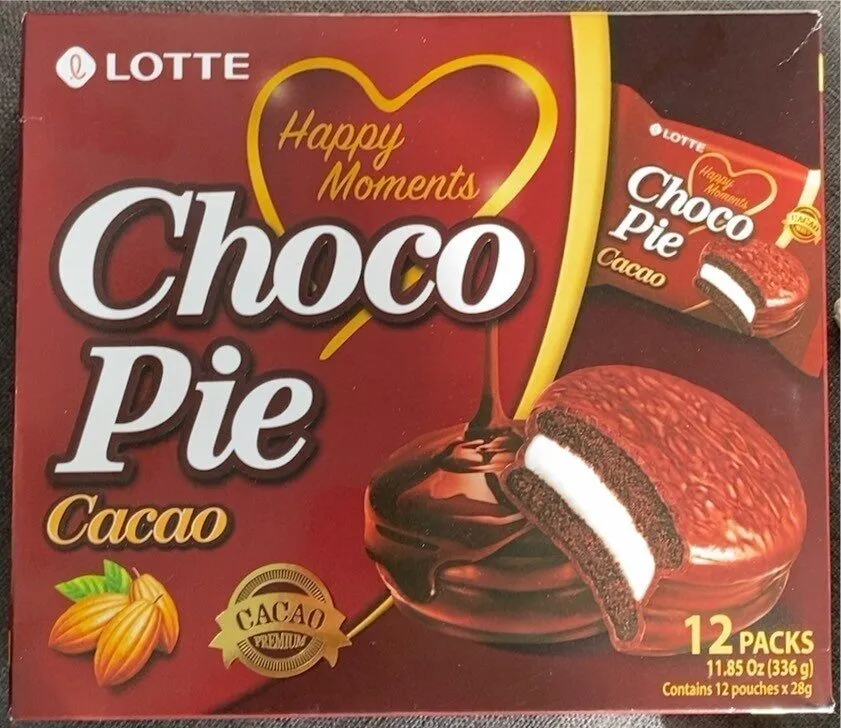 Lotte choco pie cacao