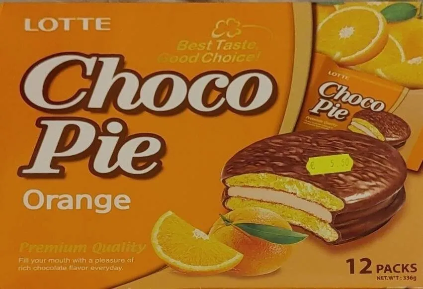 Choco pie orange