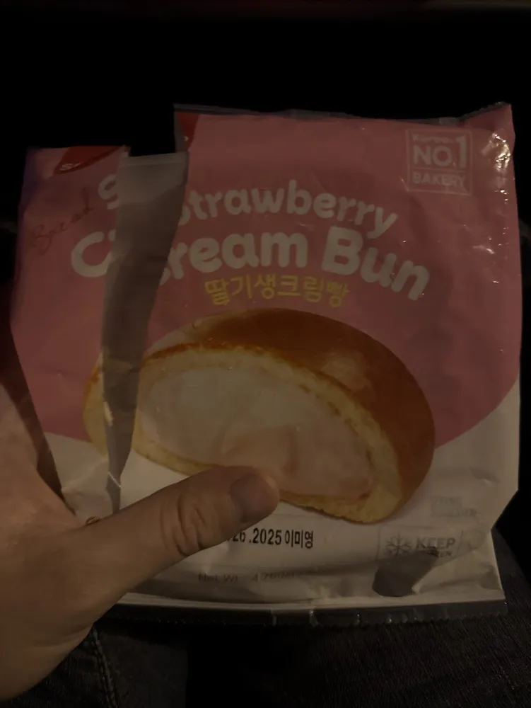 Strawberry Cream Bun