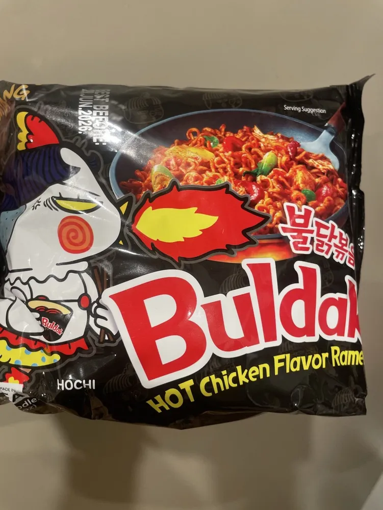 Buldak Hot chicken flavoured ramen