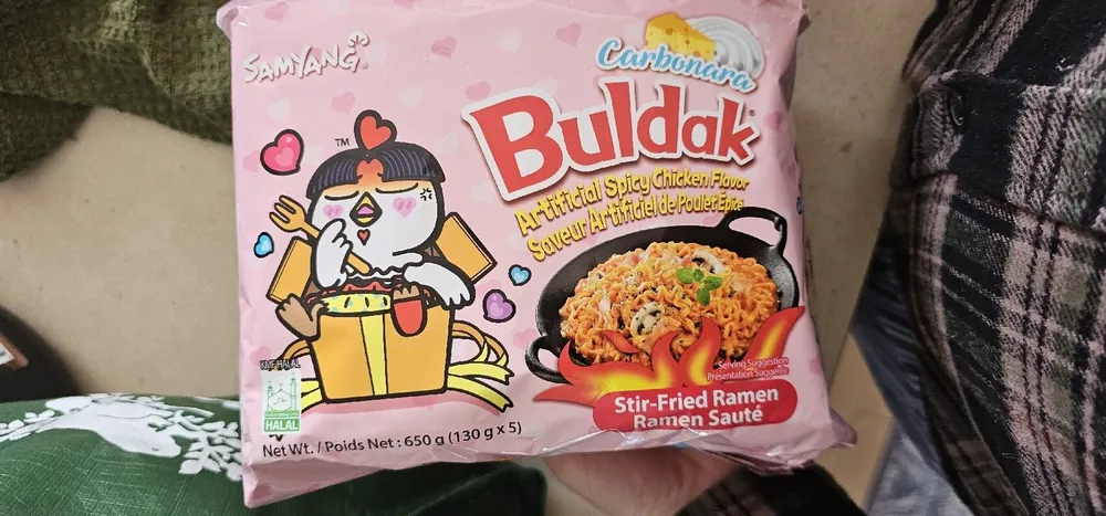 Carbonara Buldak Spicy Ramen