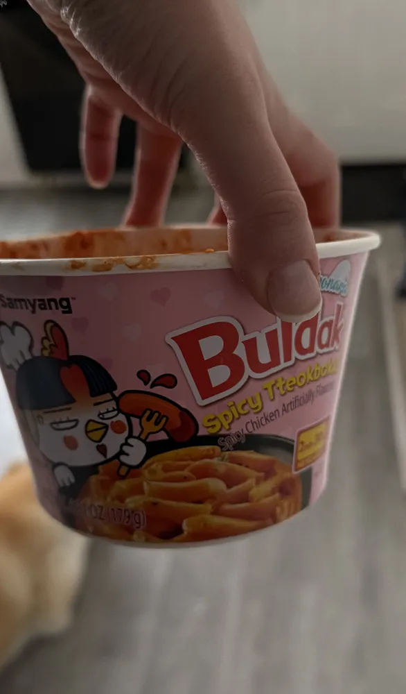 Buldak Spicy Tteokbokki Spicy Chicken Artificially Flavored