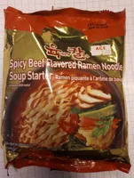 120G X 3 Pulmuone Korean Spicy Beef Soup Chopped Noodle Ramen No Fried Noodle