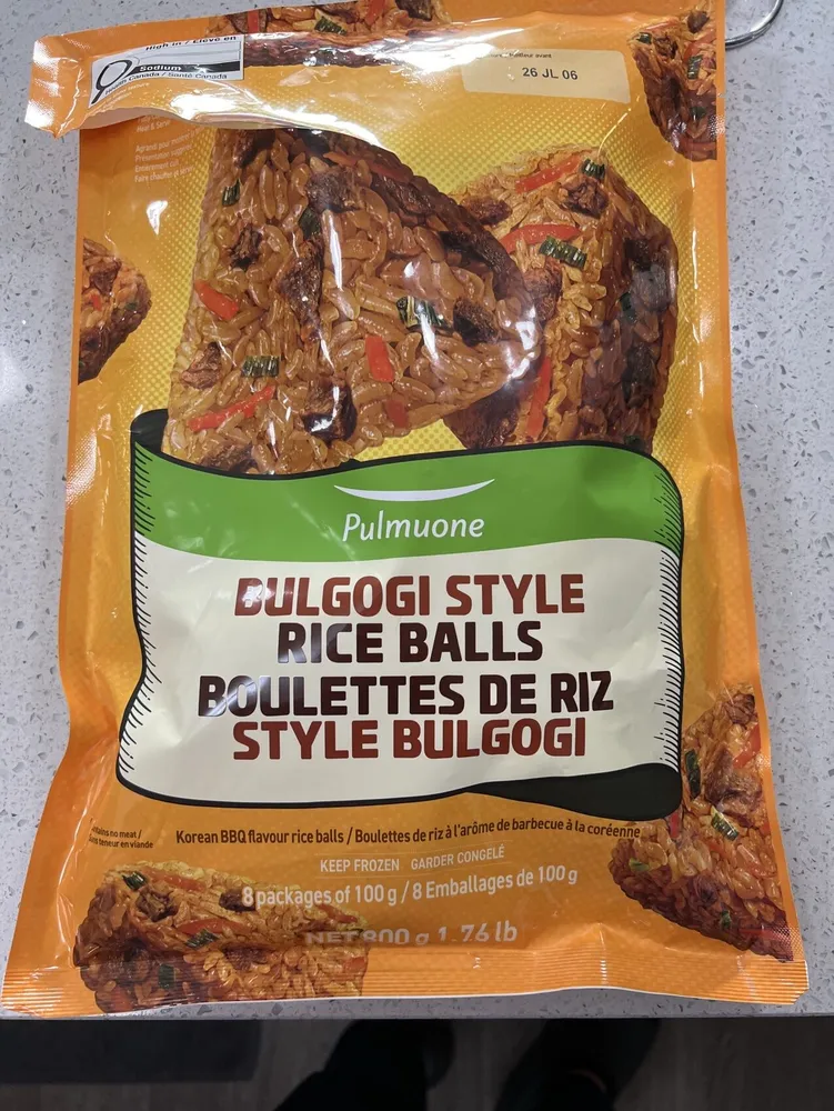 Bulgogi Style Rice Balls