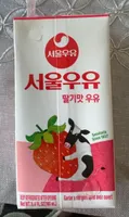strawberry flavoured milk