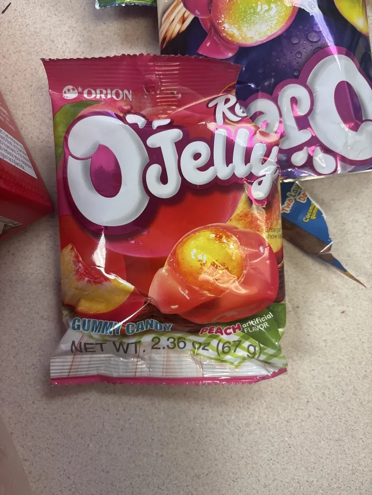 O’Jelly Real Gummy Candy Peach
