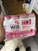 Probiotics Dairy Drink Will Strawberry