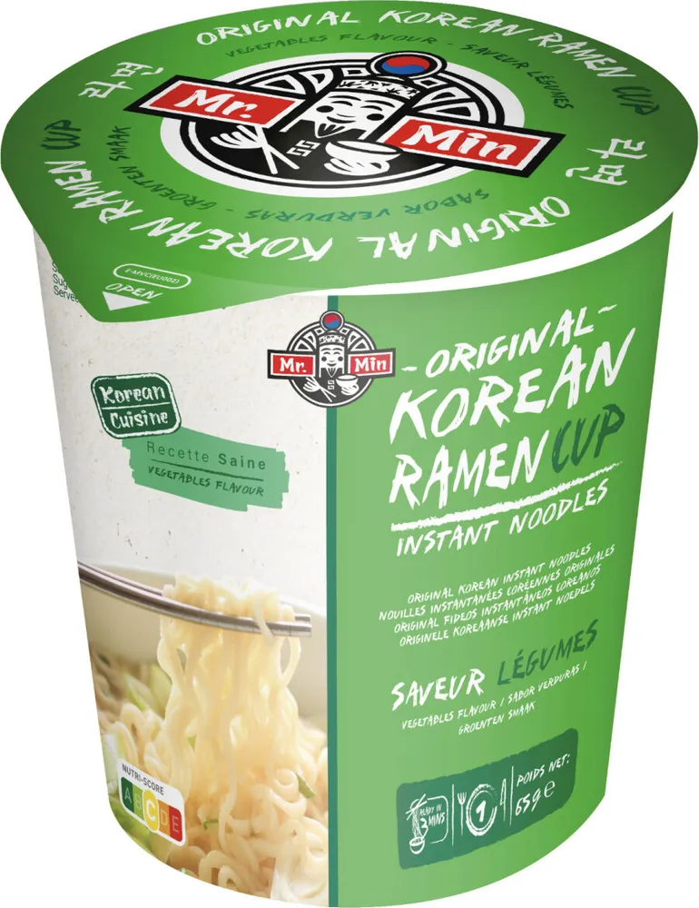 Original Korean Ramen Cup Légumes