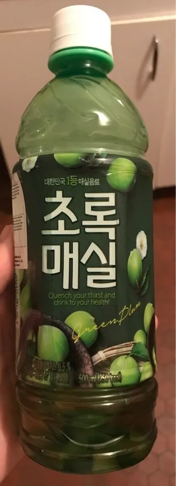 Woongjin plum drink (Boisson non-alcoolisée green plum saveur)