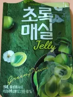 Bonbon jelly prune verte
