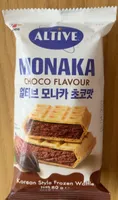 Monaka Choco Flavour Korean Style Frozen Waffle