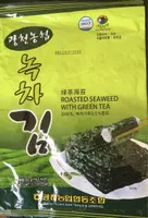 Roasted seaweed with green tea