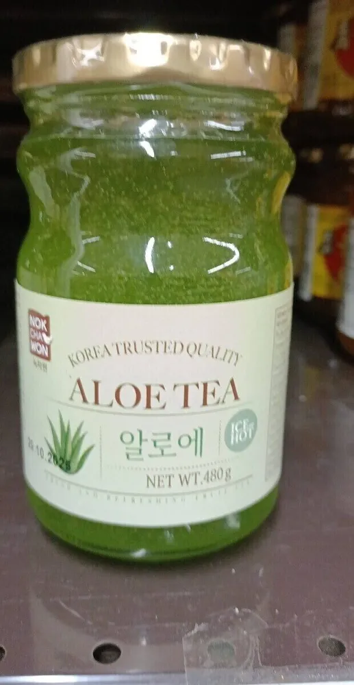 Préparation boisson aloe tea