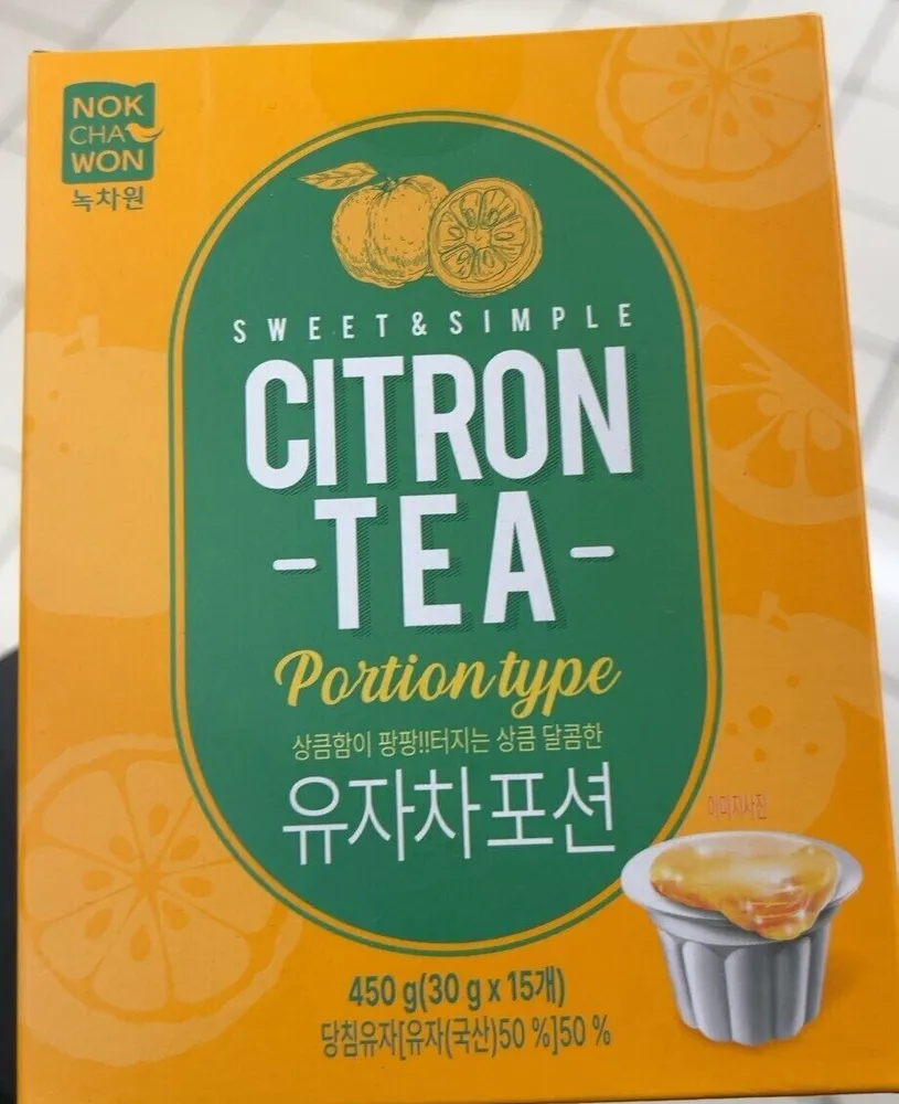 Citron tea portion type