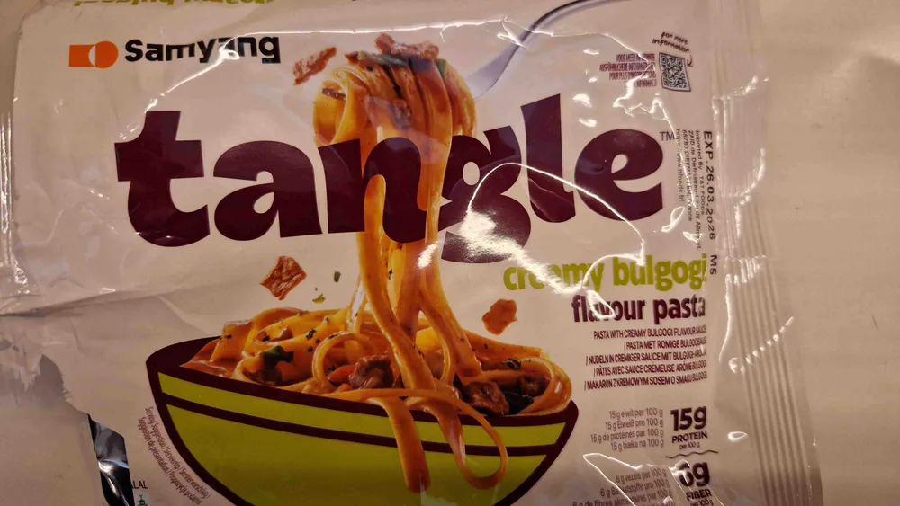 tangle creamy bulgogi flaour pasta