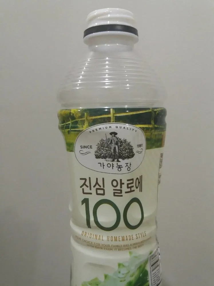 Soft drink real aloe vera 100%