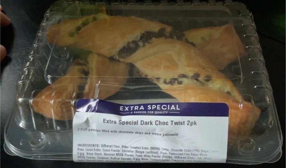 Extra special dark choc twist 2pk