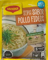 Sopa sabor pollo fideos