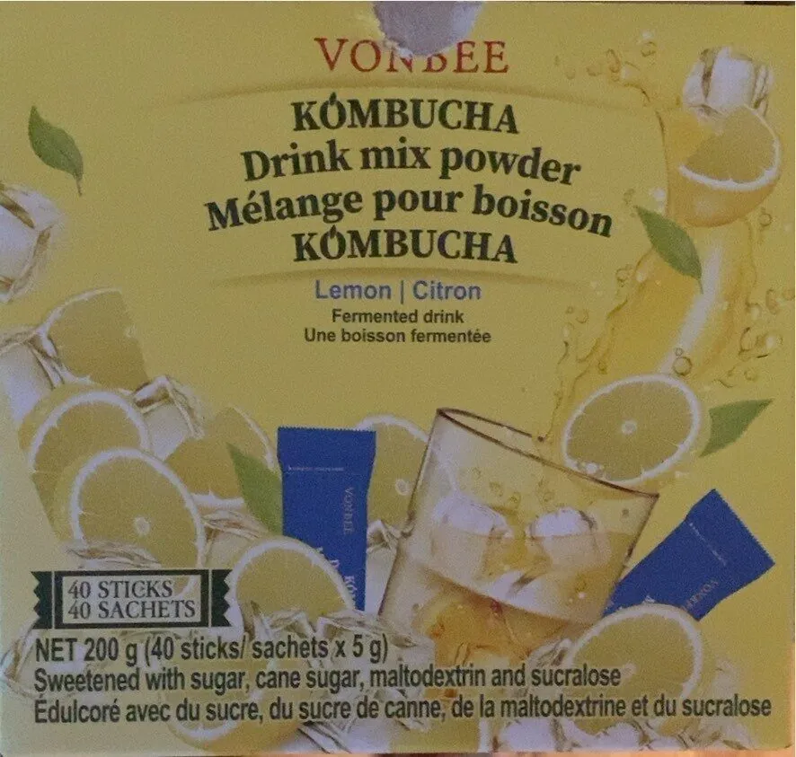 Kombucha drink mix powder