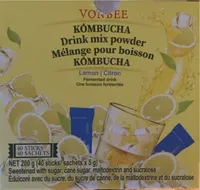 Kombucha drink mix powder