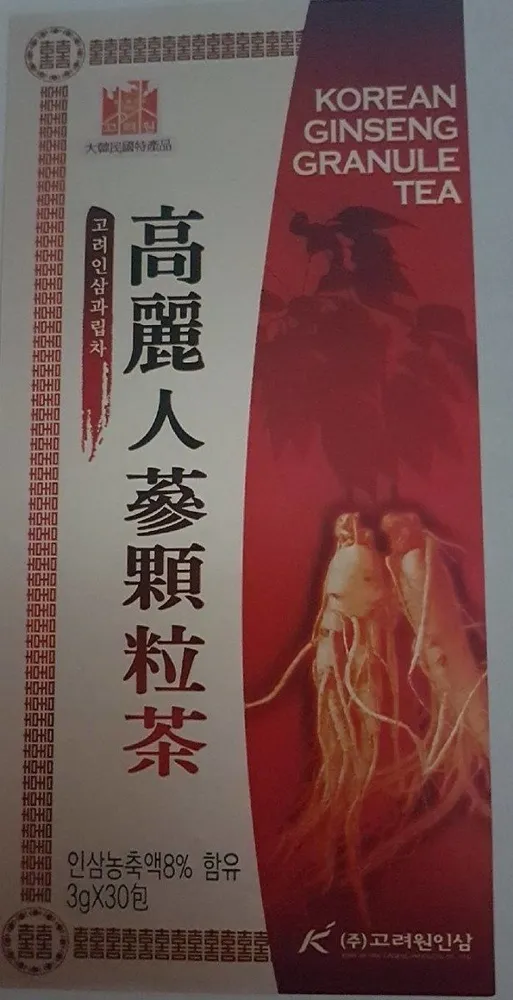 Korean ginseng granule tea