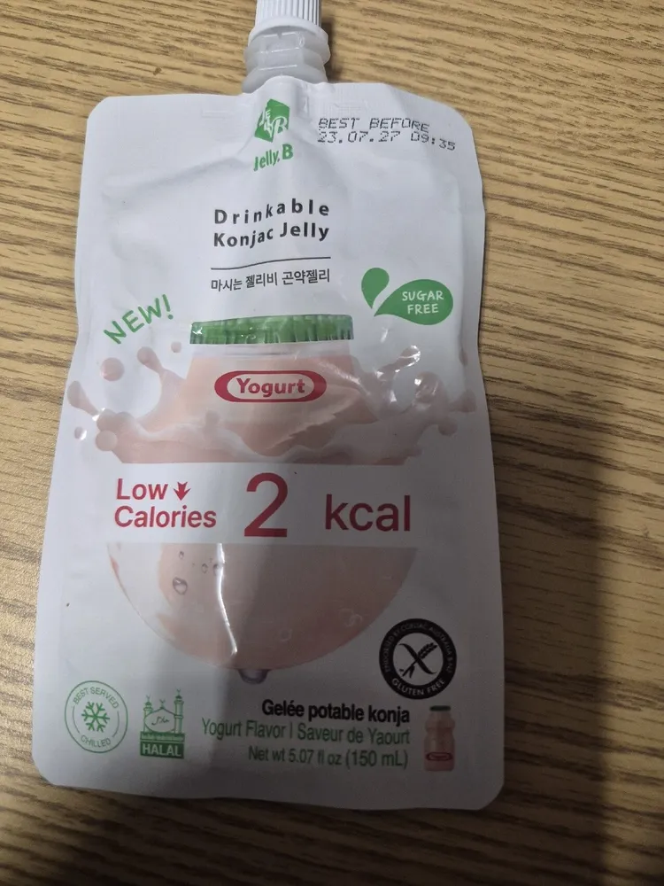 Yogurt Flavored Drinkable Konjac Jelly