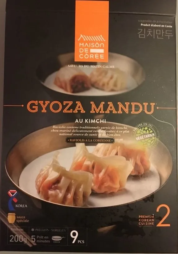 Gyoza Mandu au Kimchi
