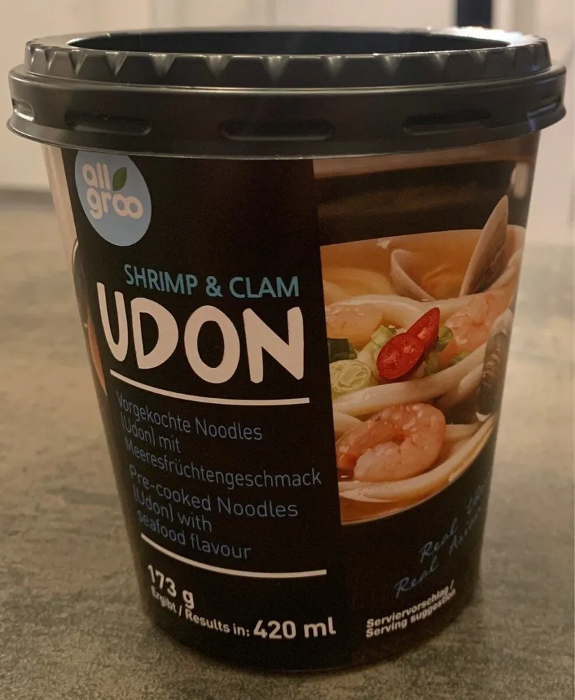 Udon shrimp & clam