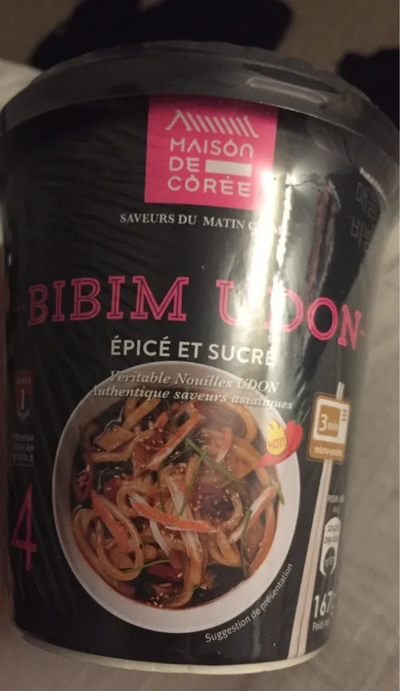 Bibim Udon épicé et sucré