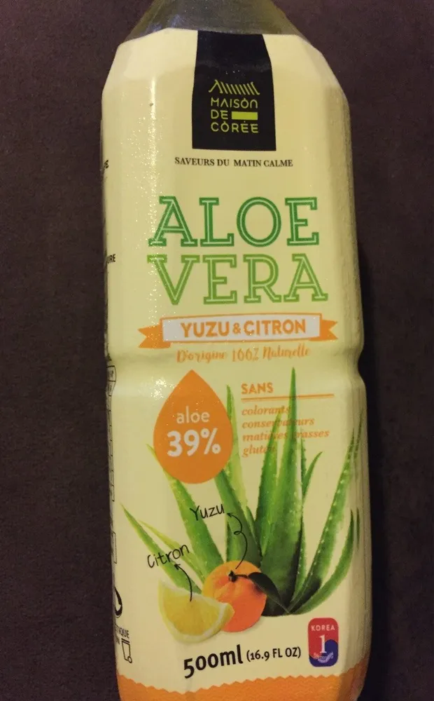 Aloe Vera yuzu et citron