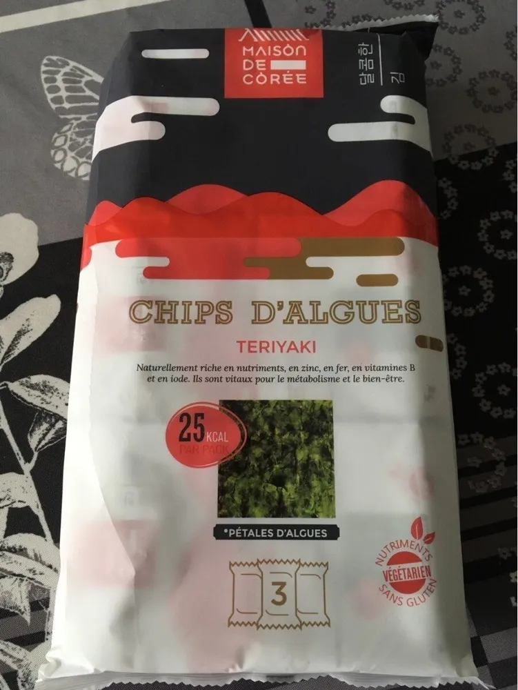 Chips d'algues
