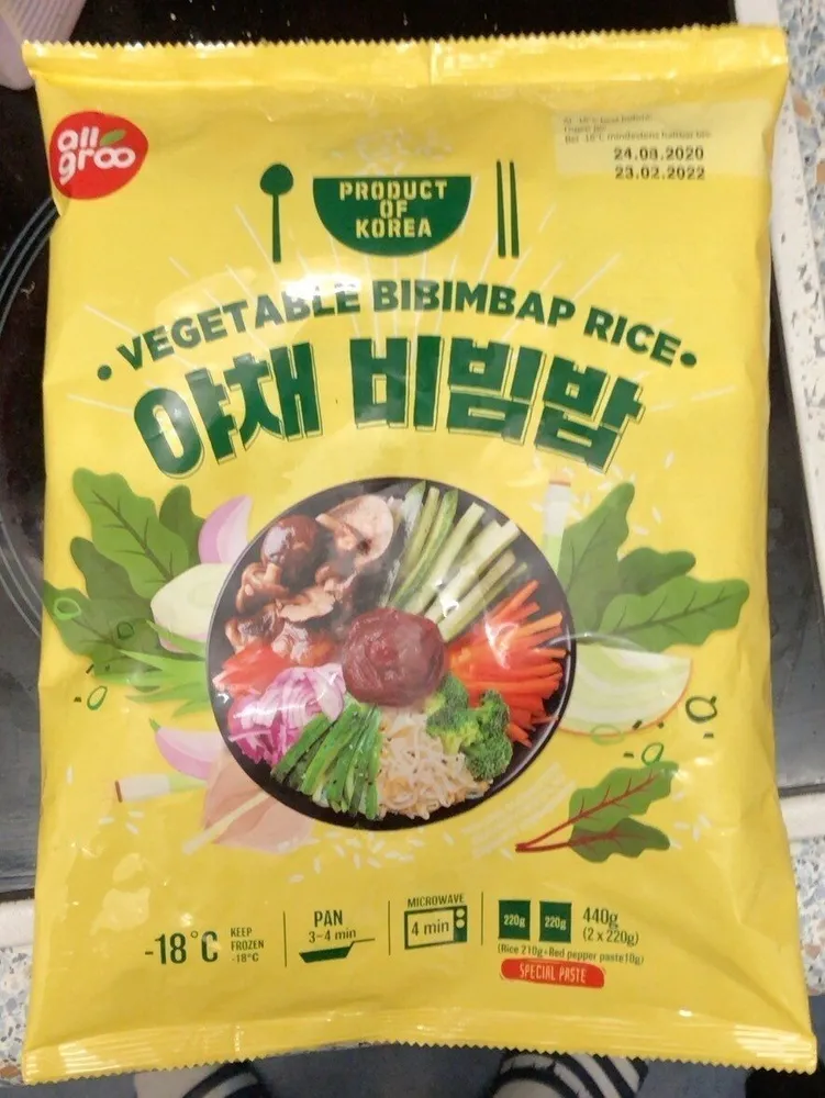 Vegetable Bibimbap Rice