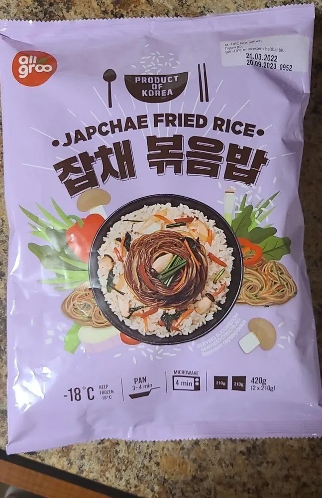 Japchae fried rice