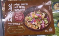 Pates sujebi aux trois couleurs