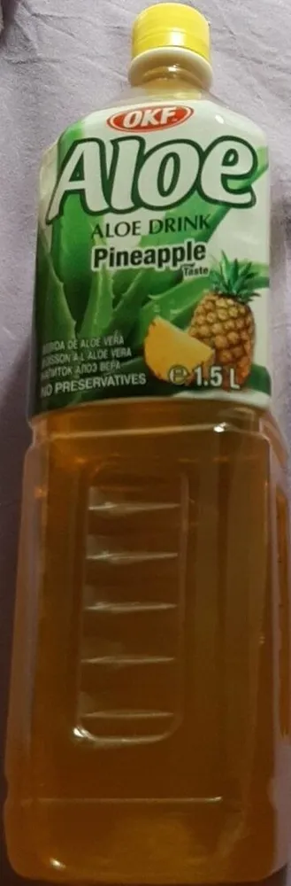 Boisson à l'aloè vera et à l'ananas