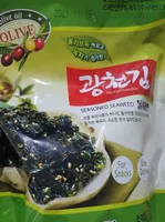 Baekje Seasoned Seaweed Laver With Olive Oil 70G